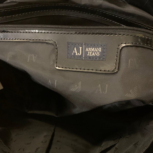 Armani Jeans large black handbag new