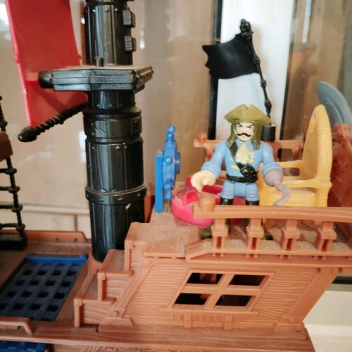 Pirate shark ship Fisher Price used