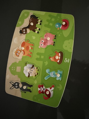 Hape wooden baby puzzle