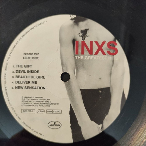 INXS The Greatest Hits 2LP original Greece pressing 1994 like new