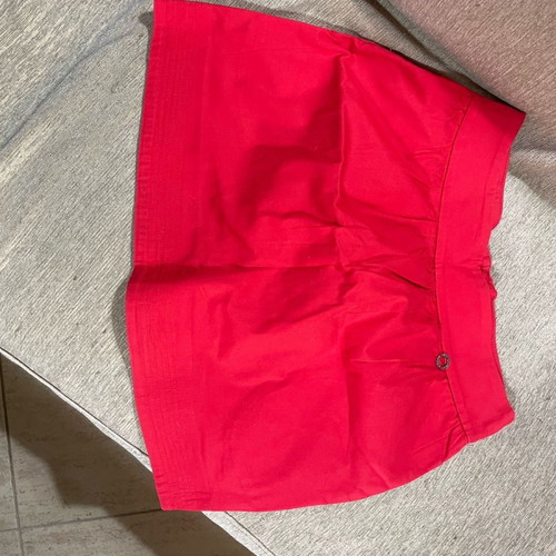 BSB red skirt used, size L