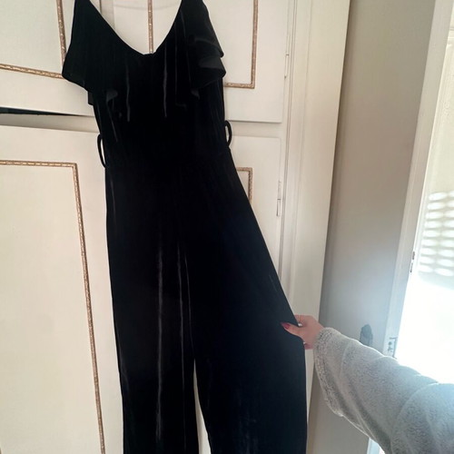Velvet one-piece jumpsuit from Italy like new