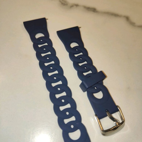Blue (Navi blue) bracelet replacement strap for smartwatch new 20mm