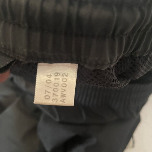 Adidas Vintage Windbreaker Track Pants like new, black, XXL
