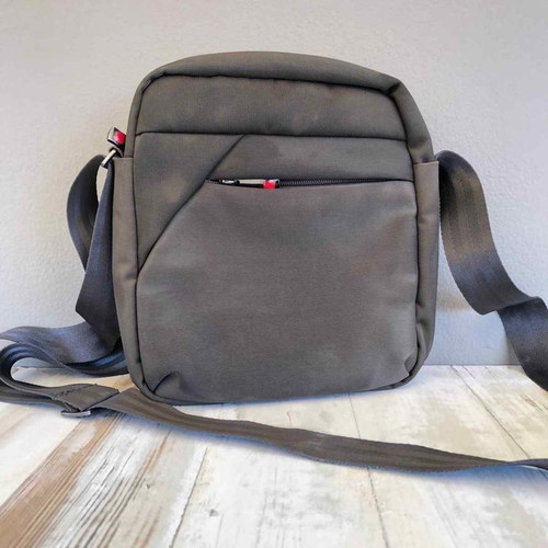 Men's messenger bag like new, olive color