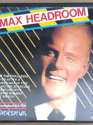 Max Headroom (Quicksilva) Commodore Cassette used
