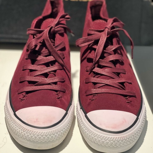Converse All Star Mid burgundy new, suede leather