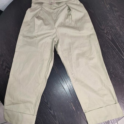 Anel Sage Olive Green Pants with Belt Size S New