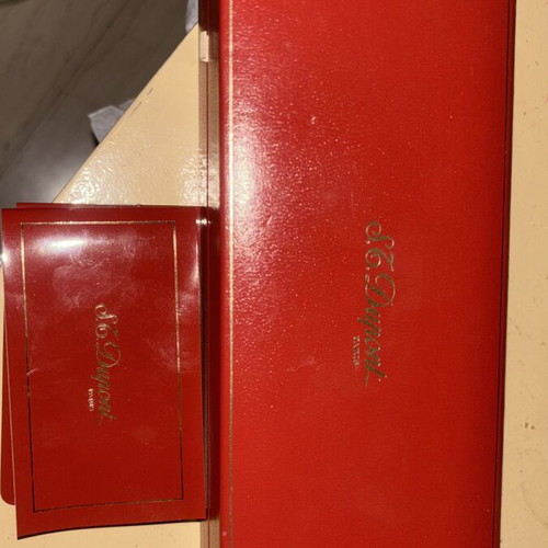 S.T. Dupont Gatsby 18K Gold Fountain Pen 431177M 1994 Full Set
