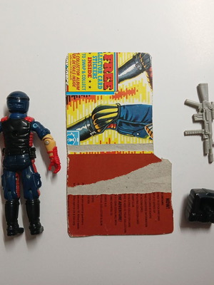 GI Joe Vipers (v1) Cobra Infantry figure used, complete with filecard