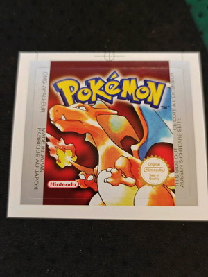 Pokémon Red sticker new