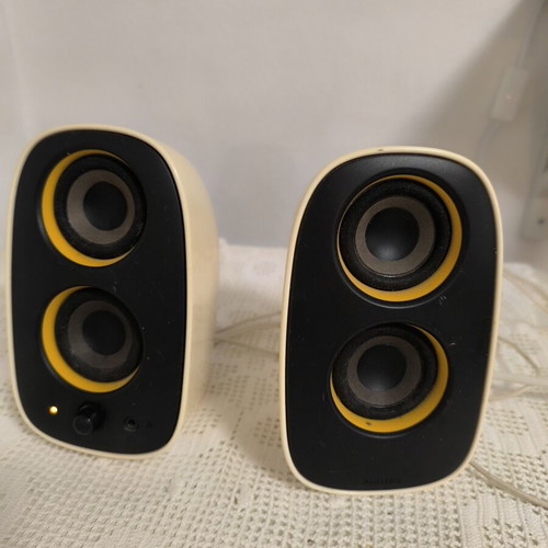 Ηχεία υπολογιστή Philips SPA2210 2.0, λευκό/κίτρινο
