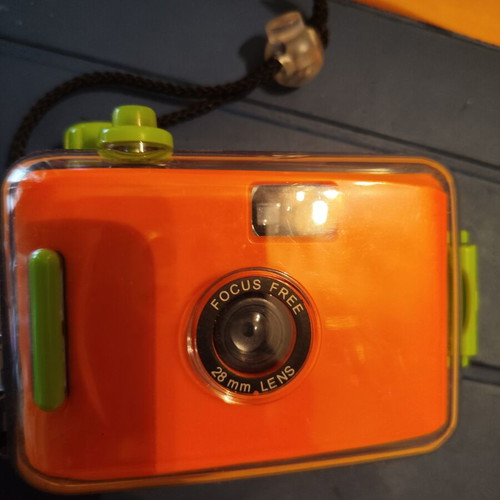 Waterproof film camera like new, unused for sea
