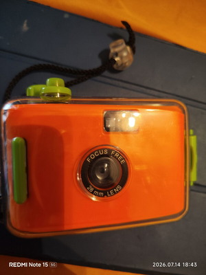Waterproof film camera like new, unused for sea