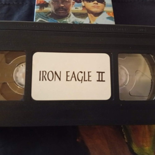 Iron Eagle 2 VHS used, adventure action with subtitles