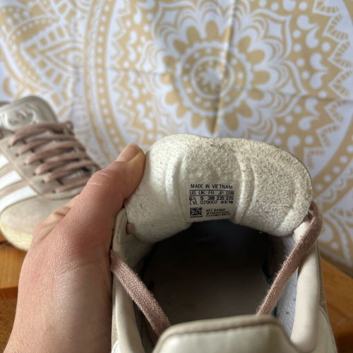 Adidas athletic shoes used, size 38