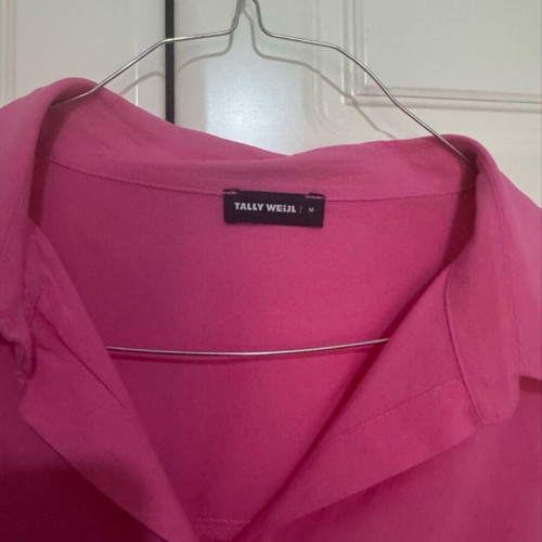 Tally Weijl cropped shirt like new, size S, pink and purple