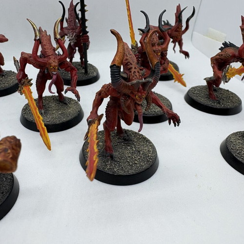 Warhammer Daemons of Khorne Bloodletters Squad like new