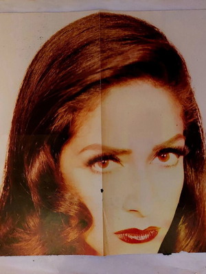 Anna Vissi & Christos Dantis poster used, size 36.6x27.3