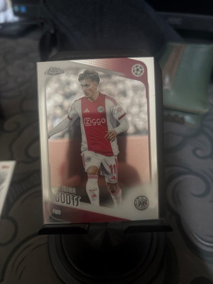 Topps Chrome Mika Godts κάρτα ποδοσφαίρου του Ajax