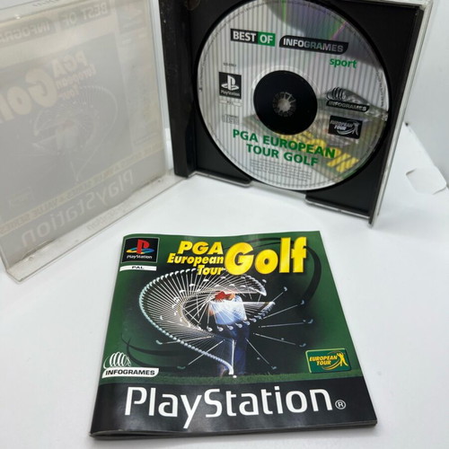 PGA Golf European Tour PS1 used PlayStation game