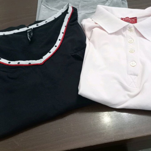 Women's summer blouses used, set of 3 pieces