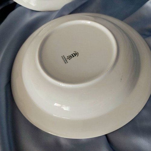 Vintage plates used, Ionian porcelain set of 2