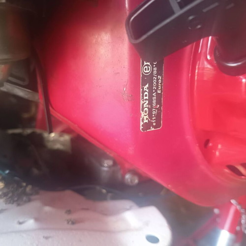 Honda F501 four-stroke tiller refurbished with Honda GX140 engine