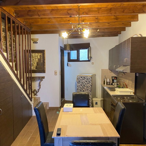 Stone-built maisonette 65 sqm with balcony and fireplace in Sitia
