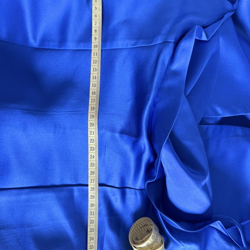 Philemon Haute Couture Satin Long Dress like new, blue, size S