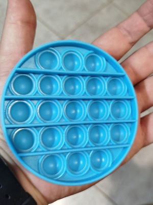 Popit game, blue