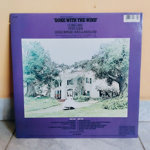 Gone With The Wind Soundtrack vinyl record like new
