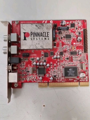 Pinnacle TV, radio and video card used
