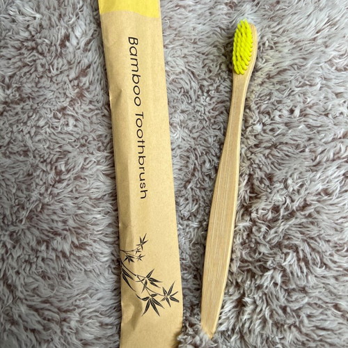 EcoDent biodegradable bamboo toothbrushes new, in various colors
