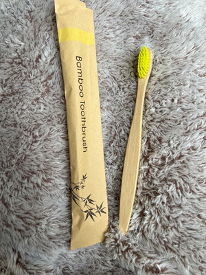 EcoDent biodegradable bamboo toothbrushes new, in various colors