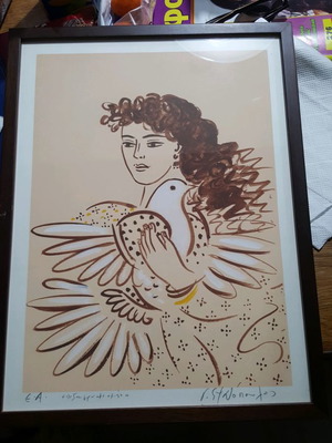 G. Stathopoulos Hand-Painted Essay Collectible Artwork