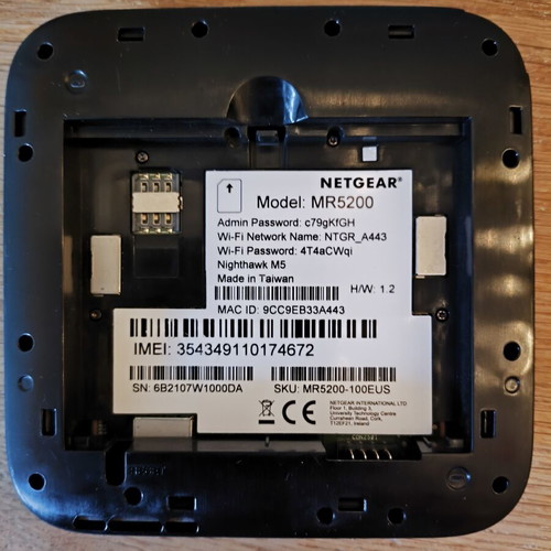 Netgear Nighthawk M5 5G WiFi 6 Mobile Router MR5200