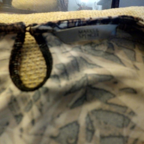 M&S Collection Women's Sleeveless Leaf Print Top like new EU 42