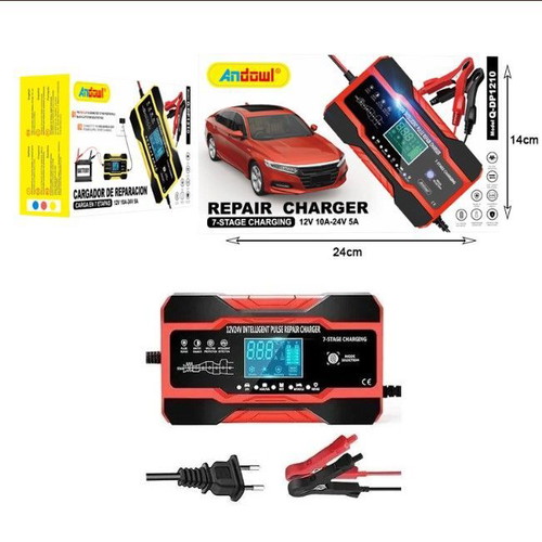 Andowl 12V Car Battery Charger Q-DP1210 new