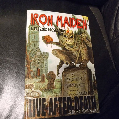 Iron Maiden Live After Death book like new