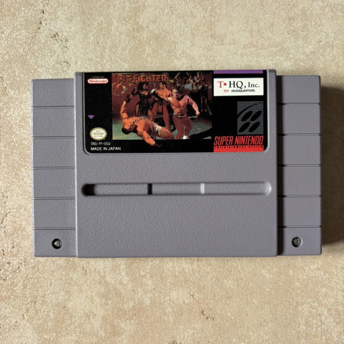 Pit Fighter Super Nintendo SNES American