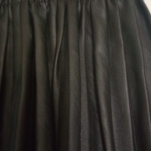 Mini skirt used, faux leather, size S
