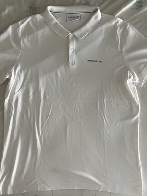 Calvin Klein Polo Shirt like new, size L, white