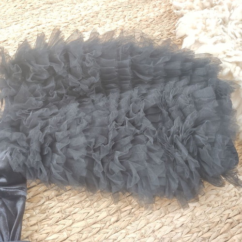 Zara velvet balloon sleeve dress formal festive like new S black