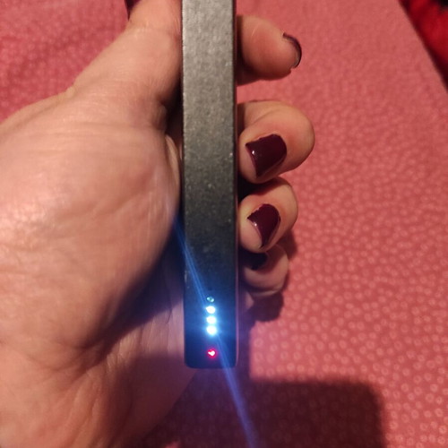 Bliss electronic cigarette like new by nobacco with case and charging cable