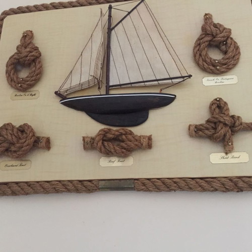 Nautical painting used, ideal for summer house
