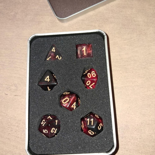 The Alchemist's Fire D&D dice set