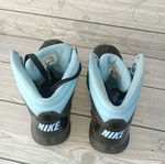 Nike Air leather sneakers size 37.5, black and blue