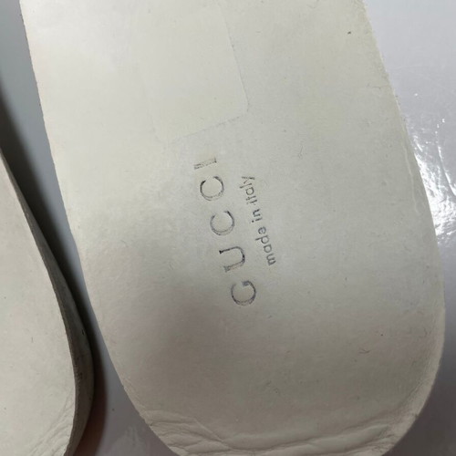 Gucci Ace leather sneakers used, size 37, white