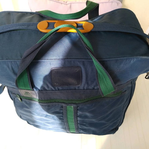 Travel sacks used, set of 2 with wheels and double bottom